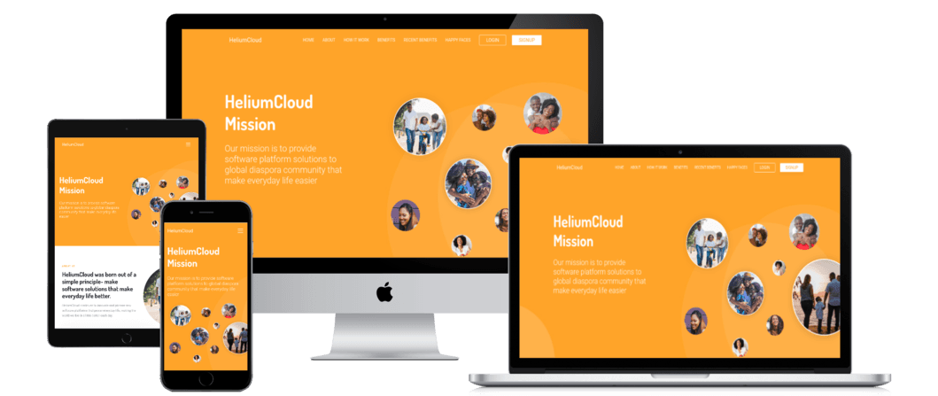 HeliumCloud - project mockup